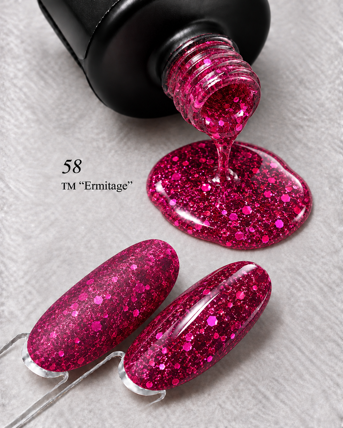 5176047E-0A3F-4765-9DA9-714FD0EE7ADE Gel polish “Exclusive” # 58 - Image 1