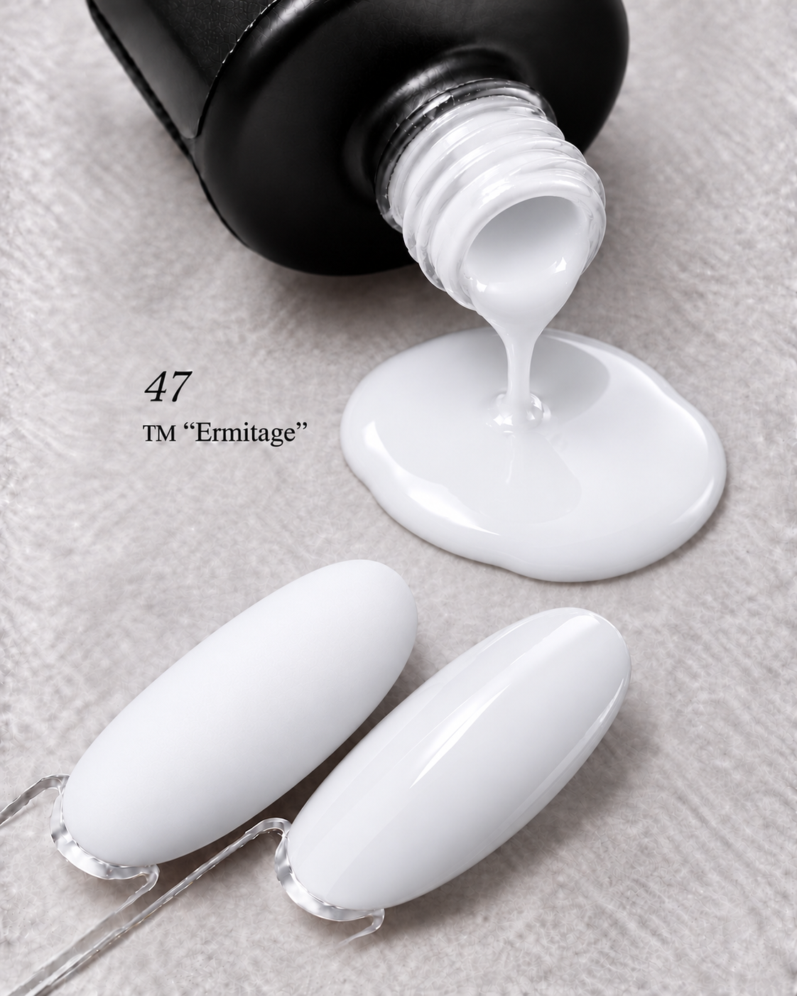 BF077C07-839A-4D7D-A17F-279321EBBB06 Gel polish “Exclusive” # 47 ( white) - Image 1